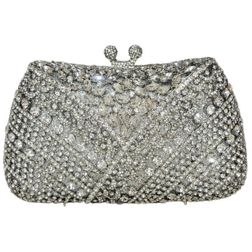 Clutch Metal Elegance Cristal