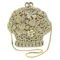 Corbeil-Clutch Rhinestone para mulheres, bolsas para noite, bolsa para jantar, cristal, bolsas de luxo femininas, bolsas elegantes para festa vintage