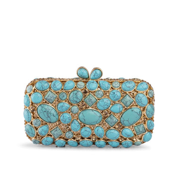 Clutch Sarasvati Turquoise